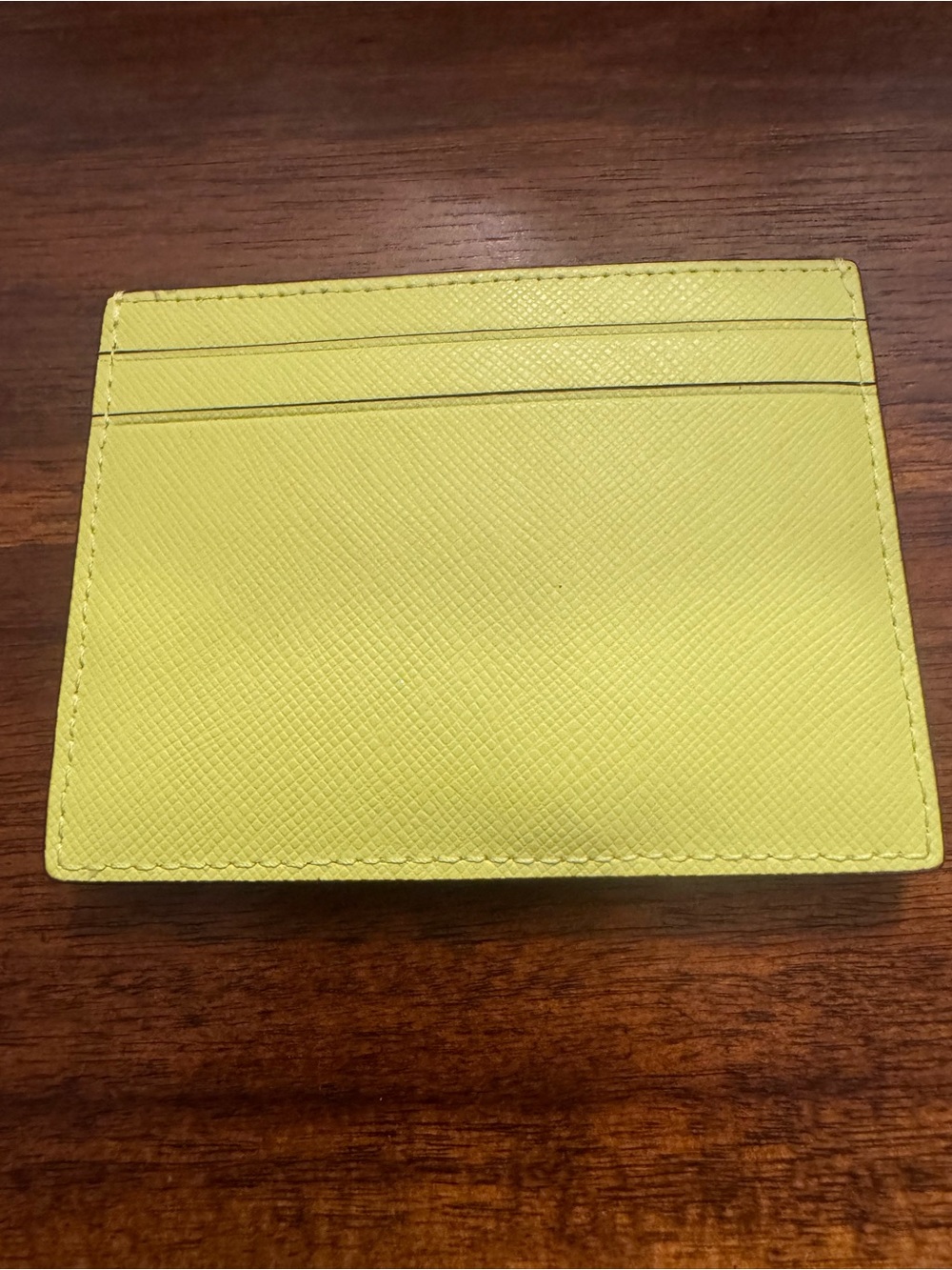 Kate Spade New York Lime Slush Leather Card Holder - Picture 3 of 4